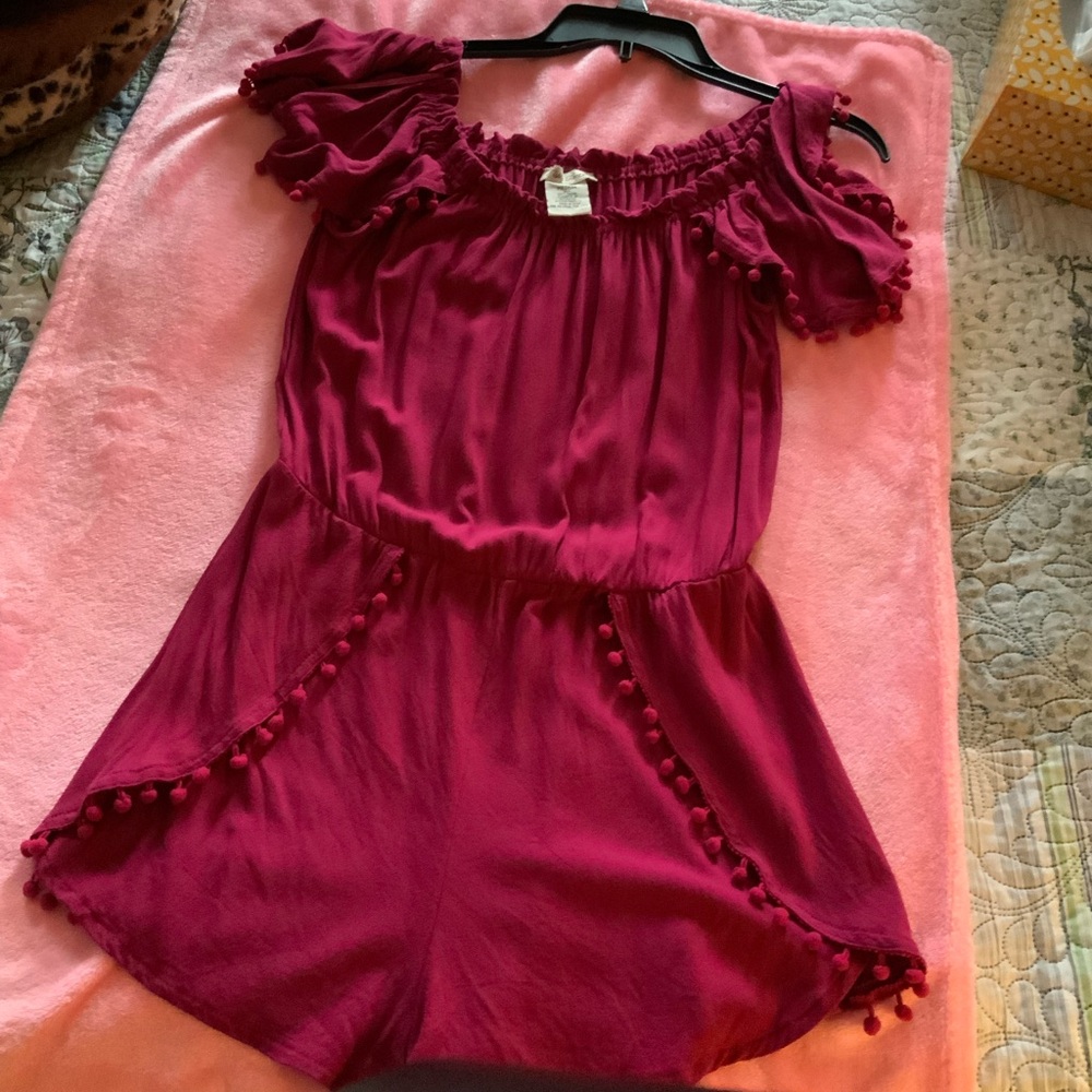 Yumi Kim Fuchsia Romper